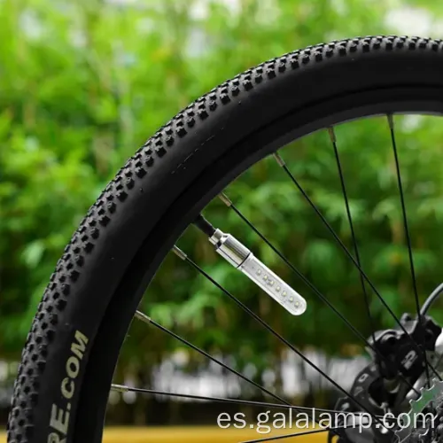 Luz de la rueda del núcleo de la válvula de bicicleta para advertencia de seguridad
